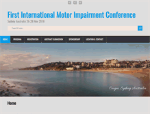 Tablet Screenshot of motorimpairment.org